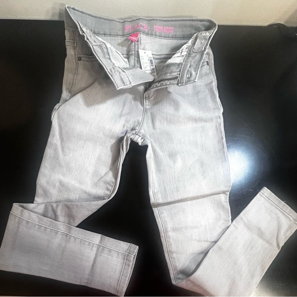 Children’s Place Gray Super Skinny Jeans NWT